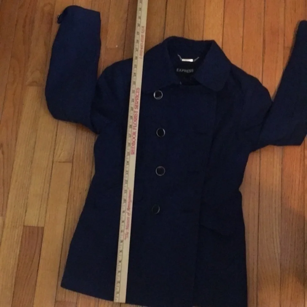 Express‎ cobalt blue double breasted pea coat